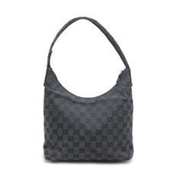 Gucci Shoulder Bag Canvas Black - Picture 2 of 8